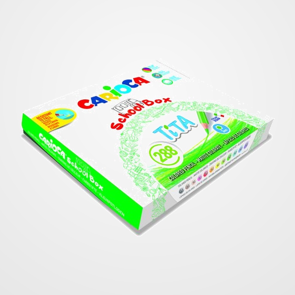 LAPICES de COLORES CARIOCA TITA HEXAGONAL CLASSBOX CAJA 288