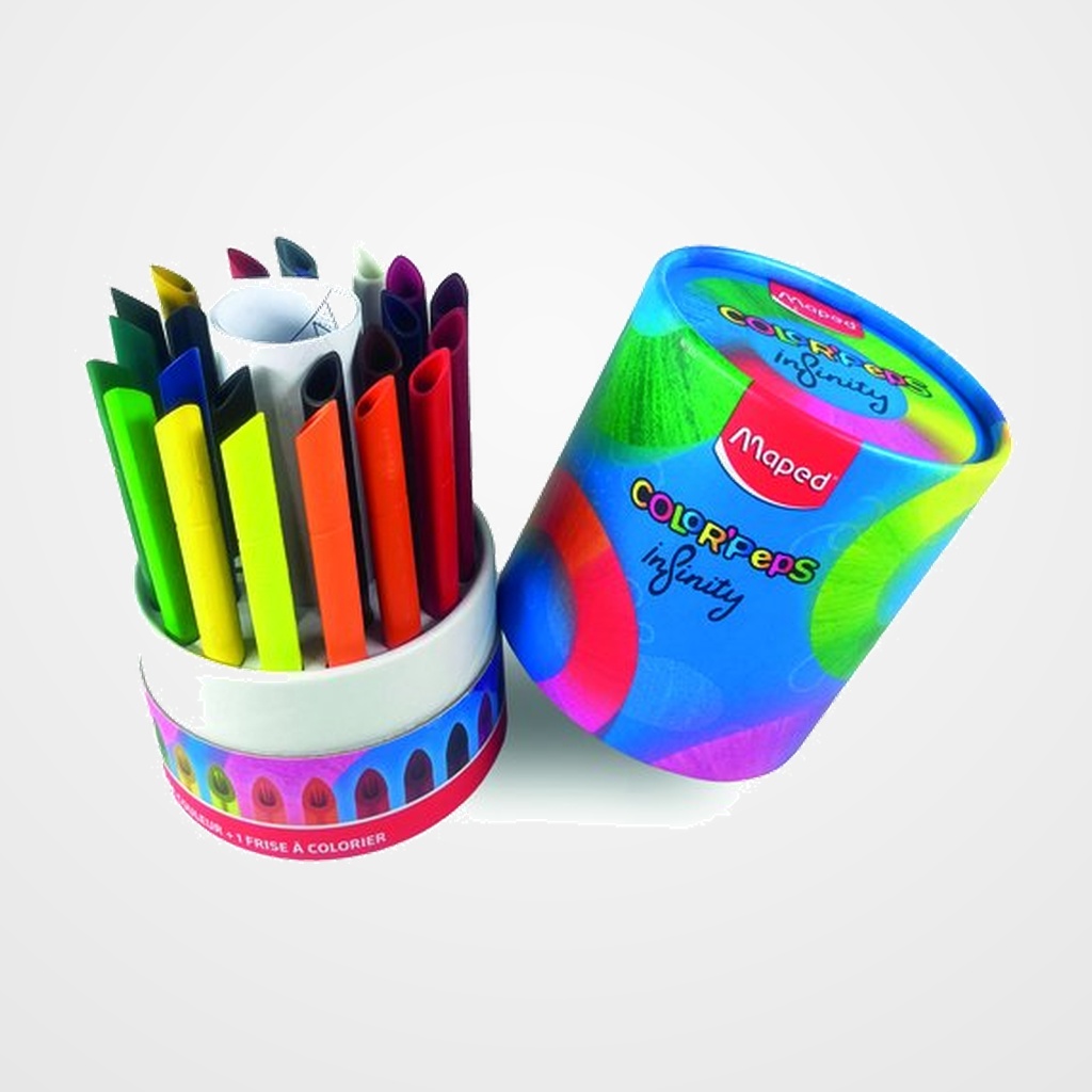 LAPICES de COLORES MAPED INFINITY BOTE de 24