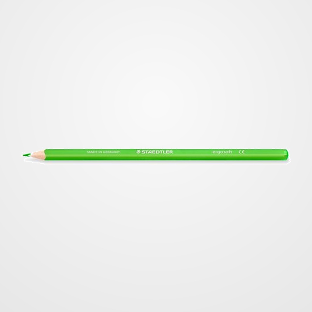 LAPICES de COLORES STAEDTLER 157 ERGOSOFT unicolor VERDE AMARILLO