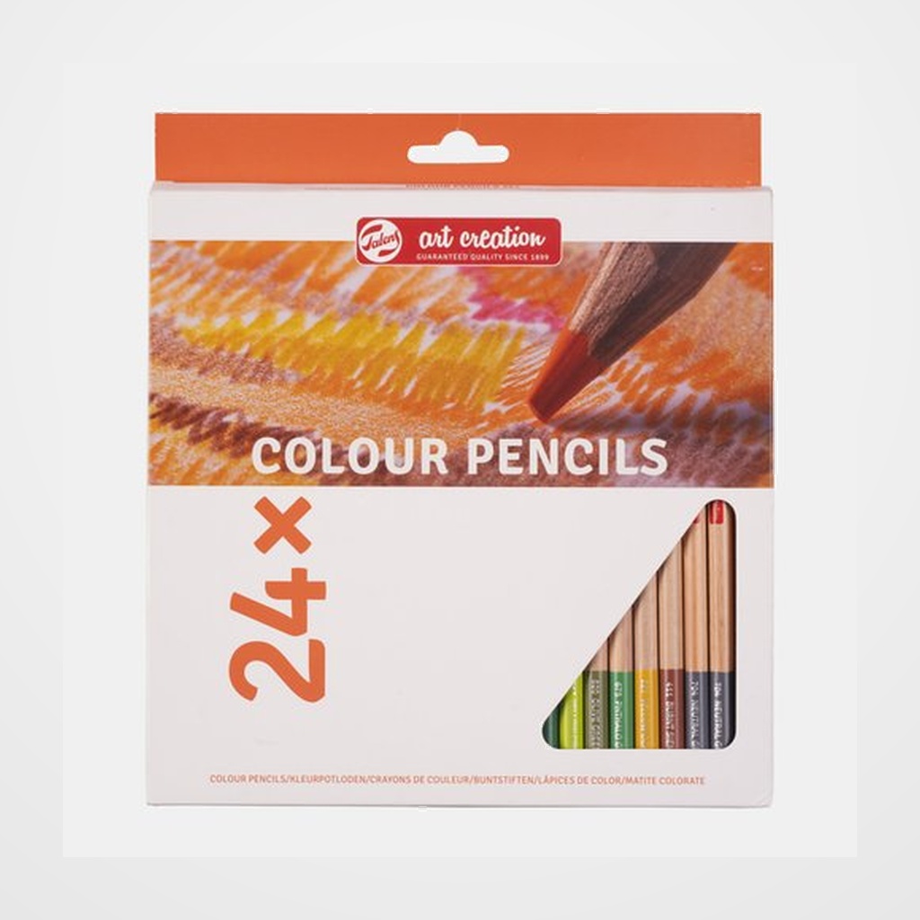 LAPICES de COLORES TALENS ART CREATION  estuche de CARTON de 24