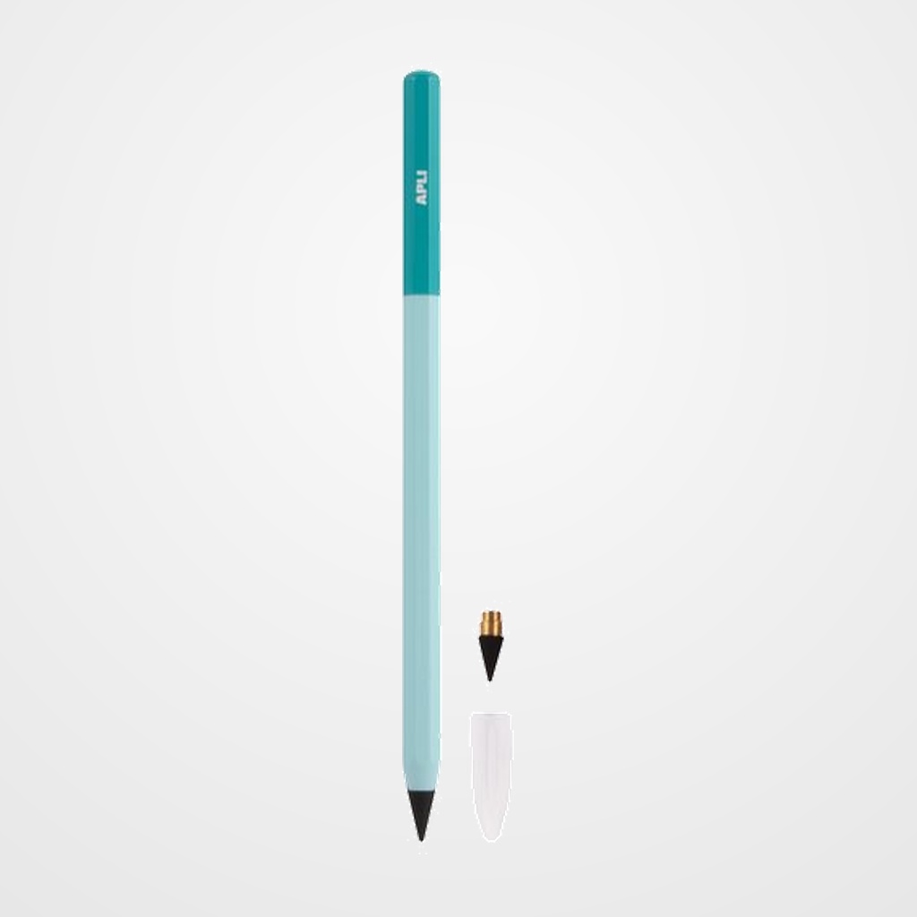 LAPIZ APLI GRAFITO HB INFINITO NORDIK AZUL CIELO