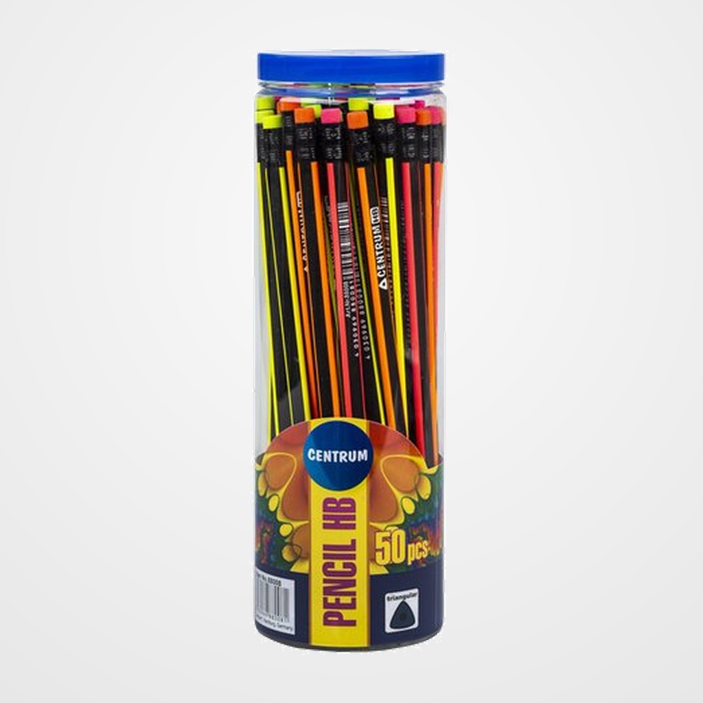 LAPIZ de GRAFITO CENTRUM TRIANGULAR HB BOTE DE 50