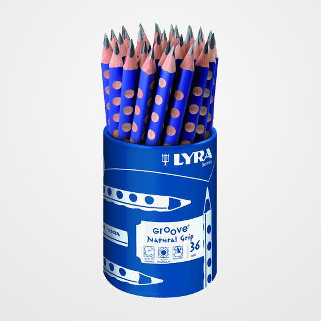 LAPIZ de GRAFITO LYRA GROOVE bote de 36