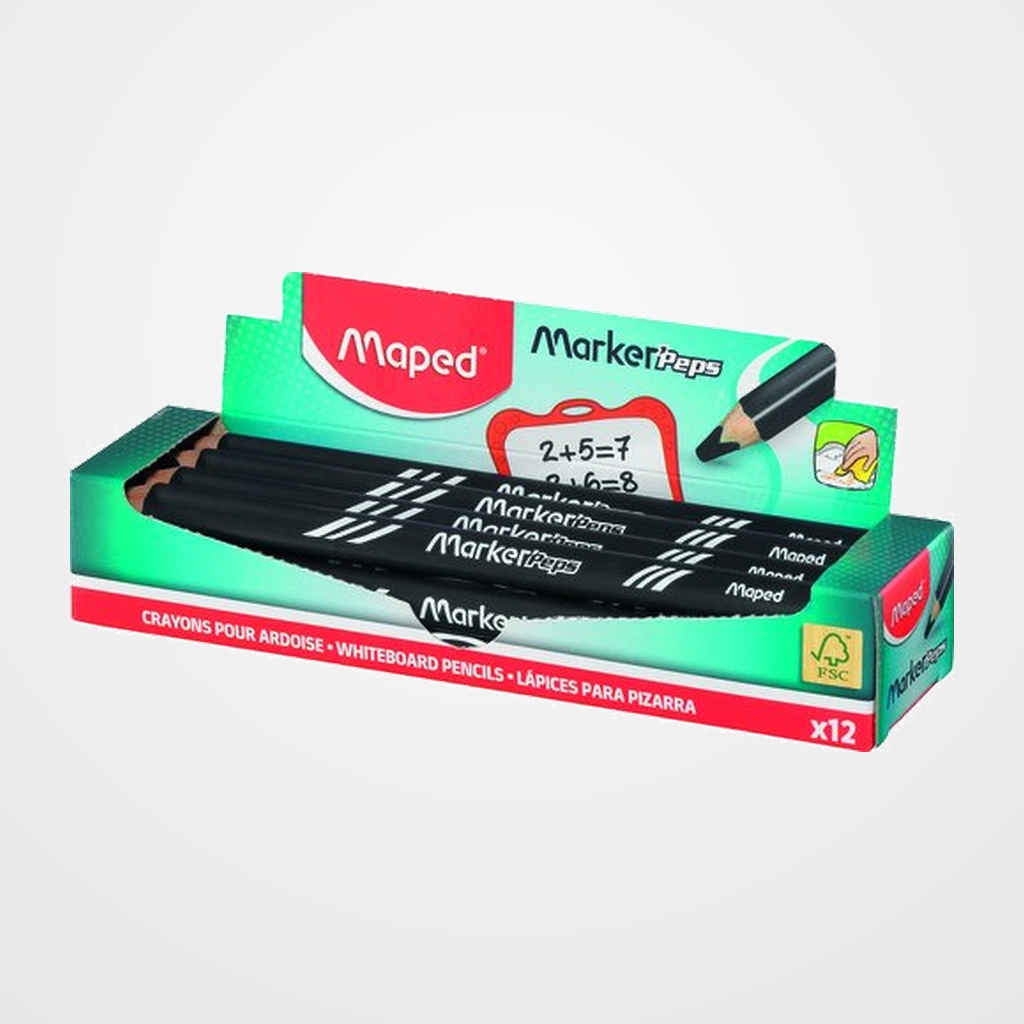 LAPIZ MARCADOR MAPED PARA PIZARRA NEGRO