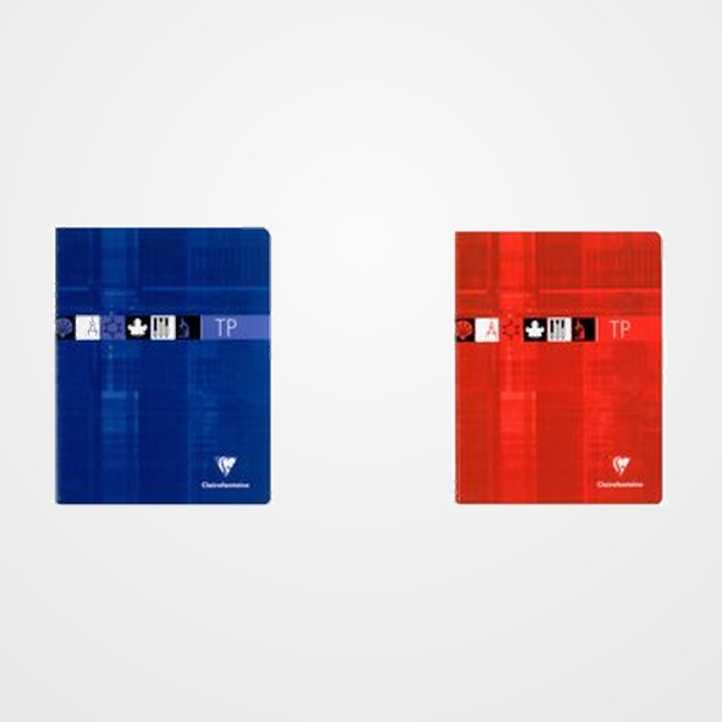 LIBRETA CLAIREFONTAINE A5+ 40h SEYES 90g  SURTIDO (2 col.)