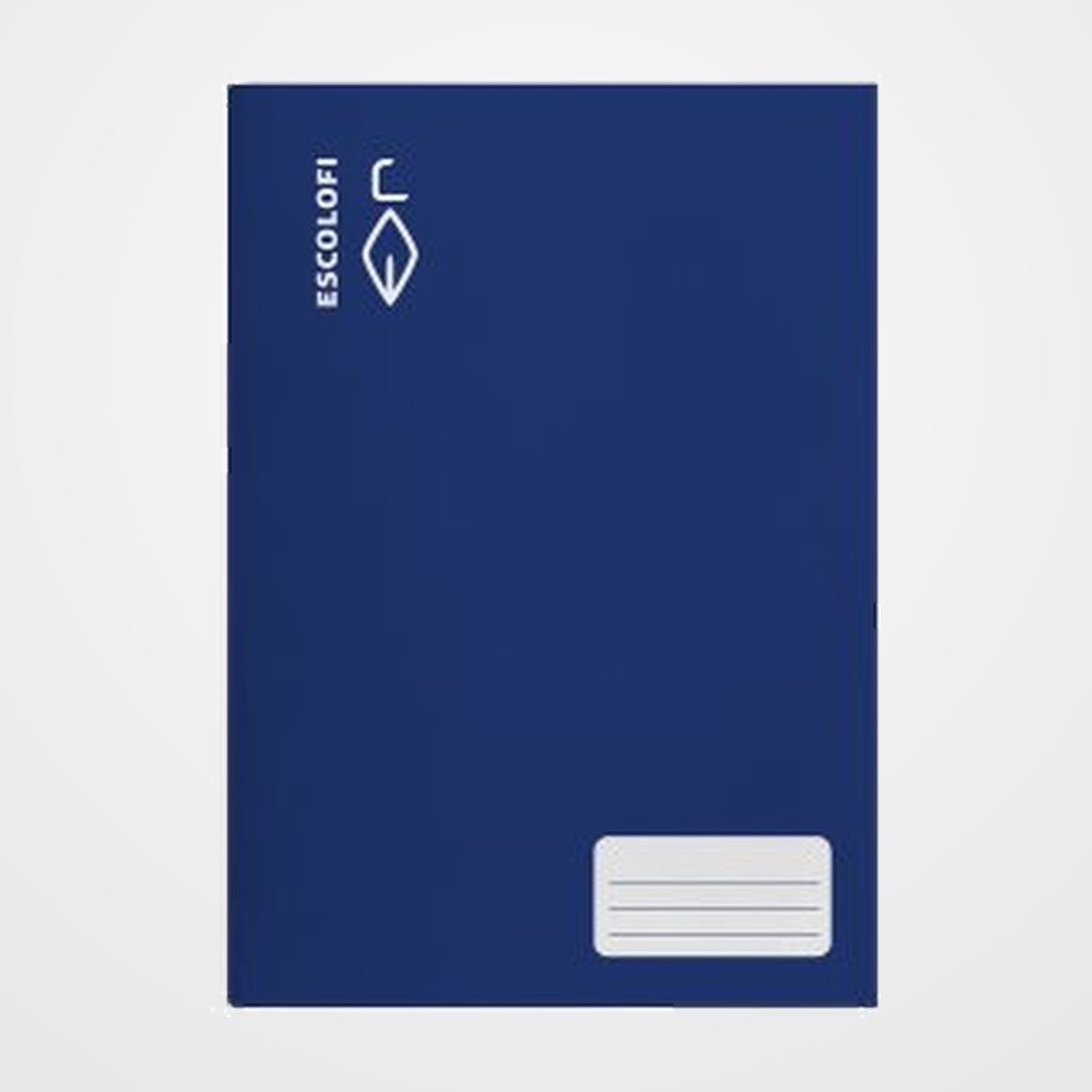 LIBRETA ESCOLOFI A4 32h CUADRIC.4x4 70g C/MARGEN AZUL