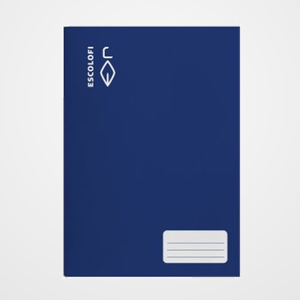 LIBRETA ESCOLOFI A4 32h MILIMETRADO 2x4x8 70g AZUL