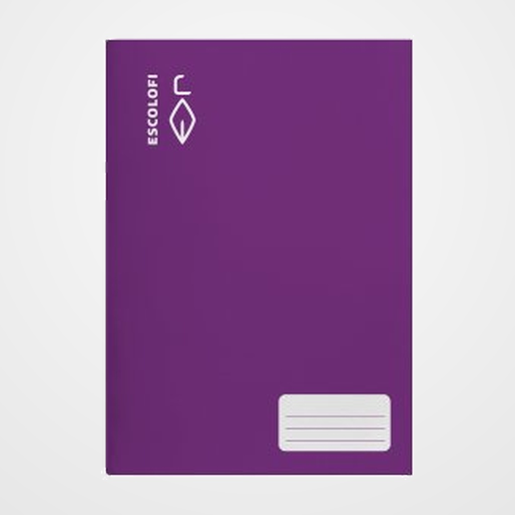 LIBRETA ESCOLOFI A4 32h PAUTA 3 C/MARGEN VIOLETA