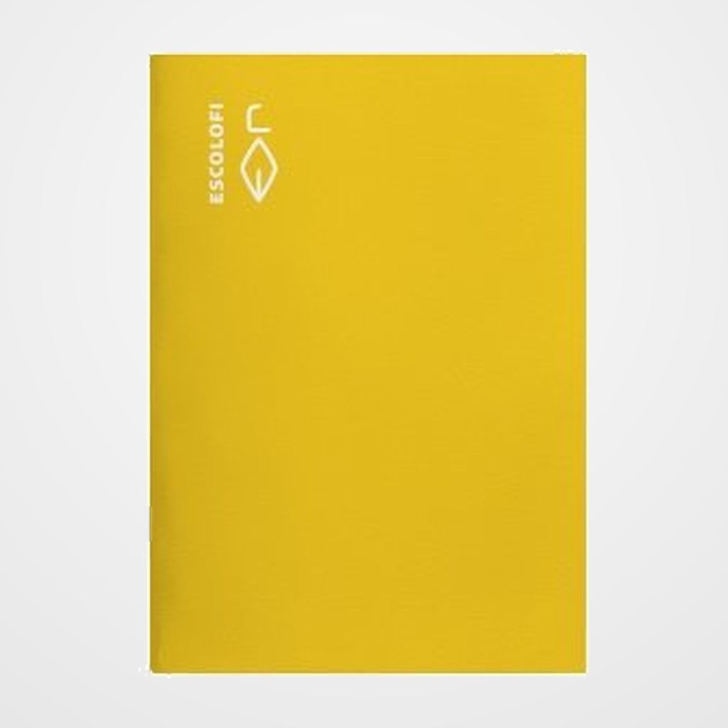 LIBRETA ESCOLOFI A4 50h 70g CUADRIC.6x6 C/MARGEN AMARILLO