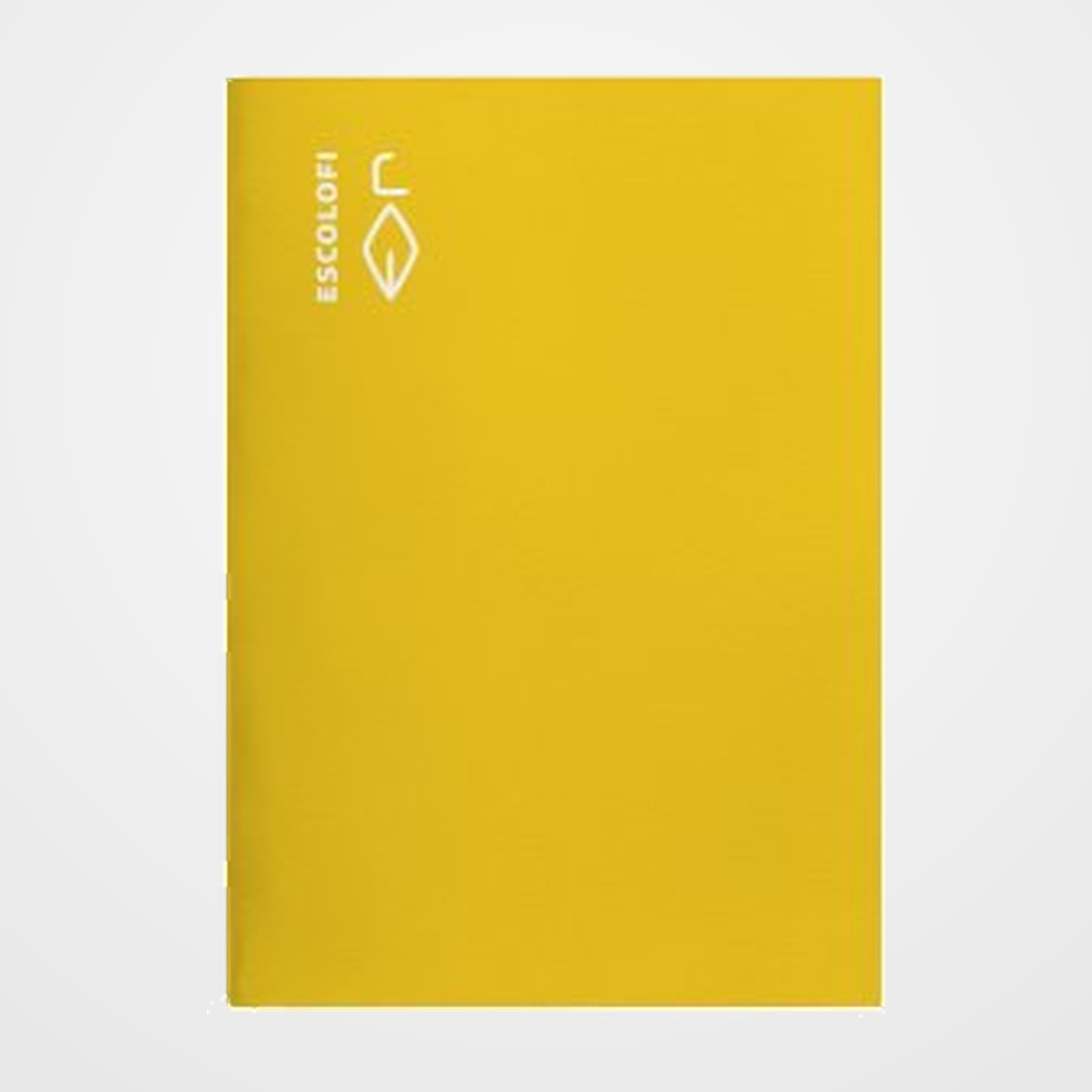 LIBRETA ESCOLOFI A4 50h 70g MONTESSORI PAUTA 5 C/MARGEN AMARILLO