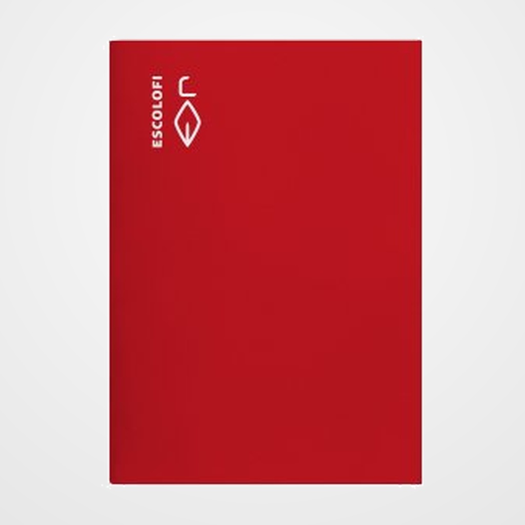 LIBRETA ESCOLOFI A4 50h 70g MONTESSORI PAUTA 5 C/MARGEN ROJO
