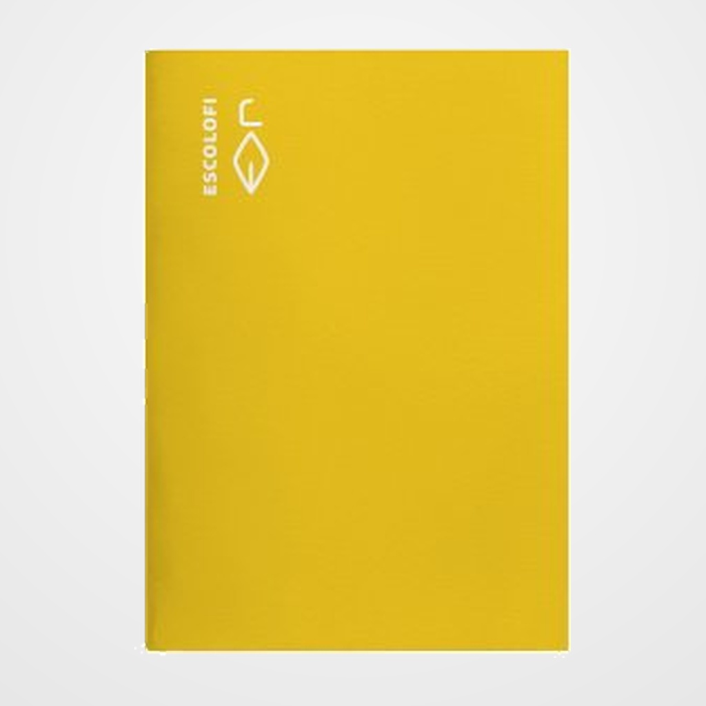 LIBRETA ESCOLOFI 4º 50h CUADRIC.3x3 70g PAUTA C/MARGEN AMARILLO