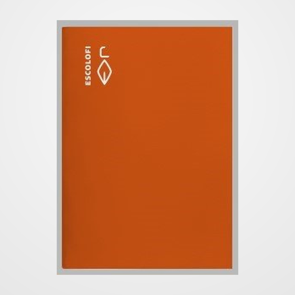 LIBRETA ESCOLOFI 4º 50h CUADRIC.8x8 70g NARANJA