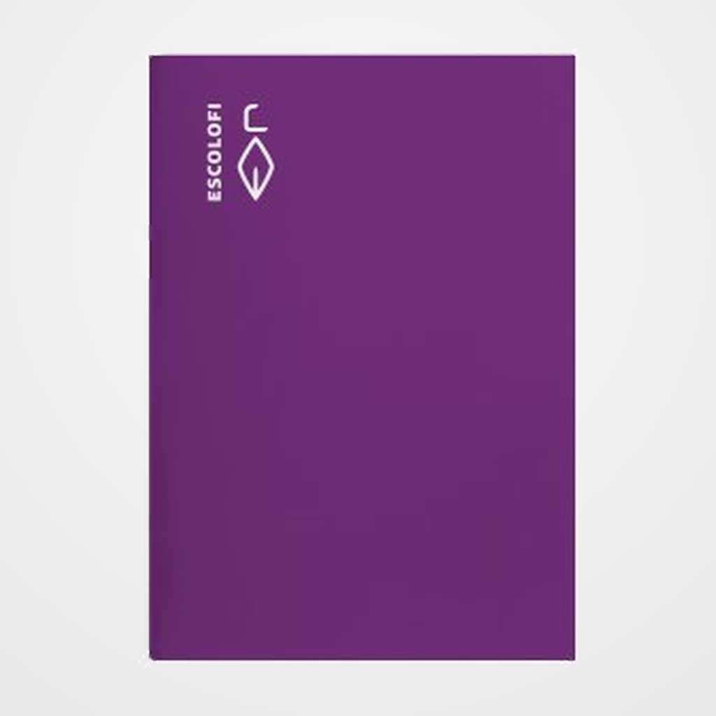 LIBRETA ESCOLOFI 4º 50h MILIMETRADO 4x4x16 70g VIOLETA