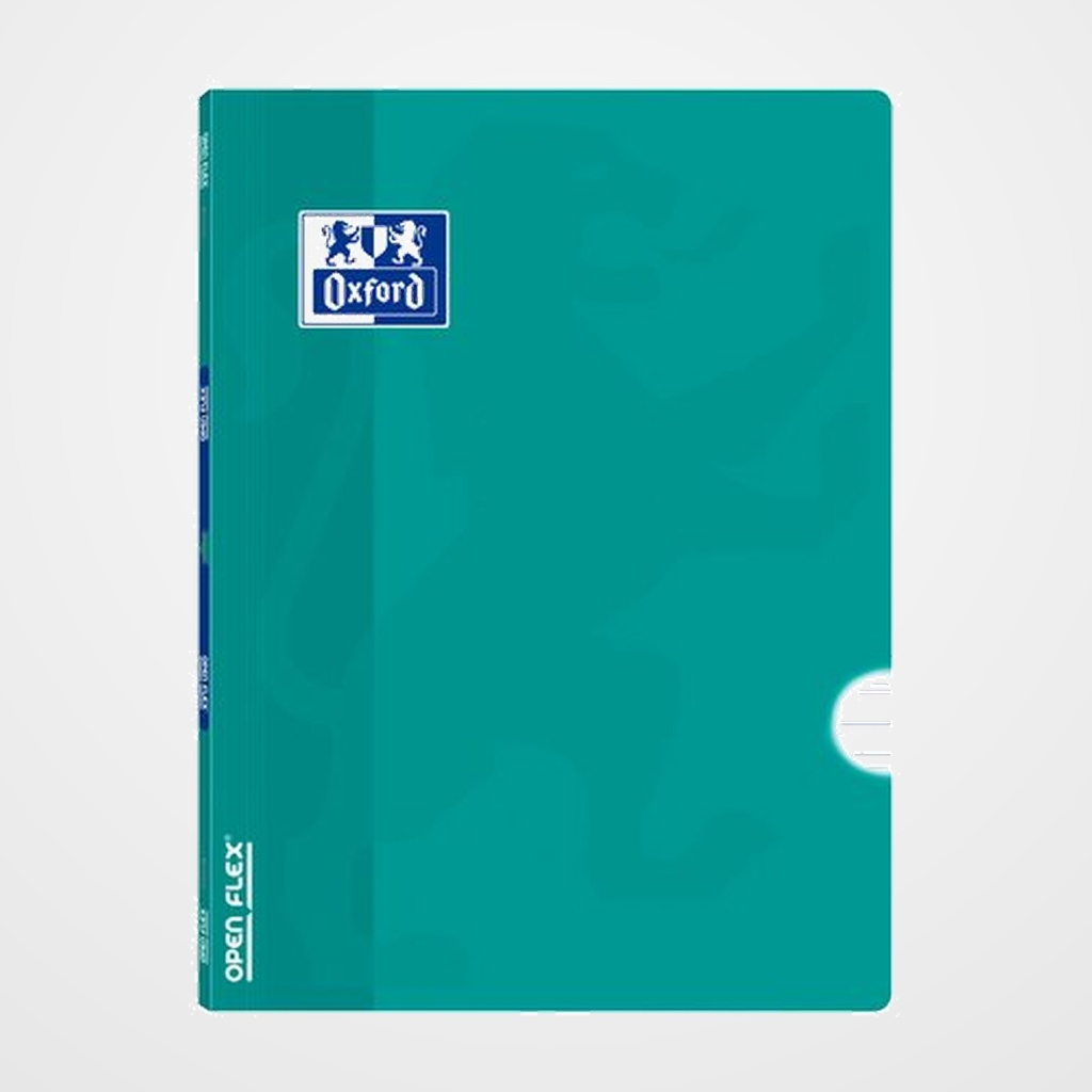 LIBRETA GRAPADA OXFORD SCHOOL OPENFLEX A4 48h PAUTA 3,5 AQUA