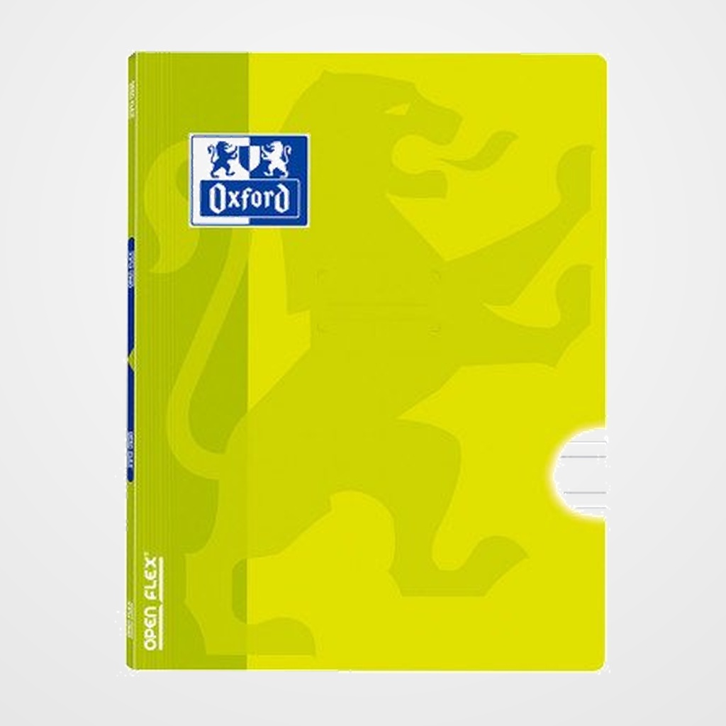 LIBRETA GRAPADA OXFORD SCHOOL OPENFLEX A4 48h PAUTA 3,5 LIMA
