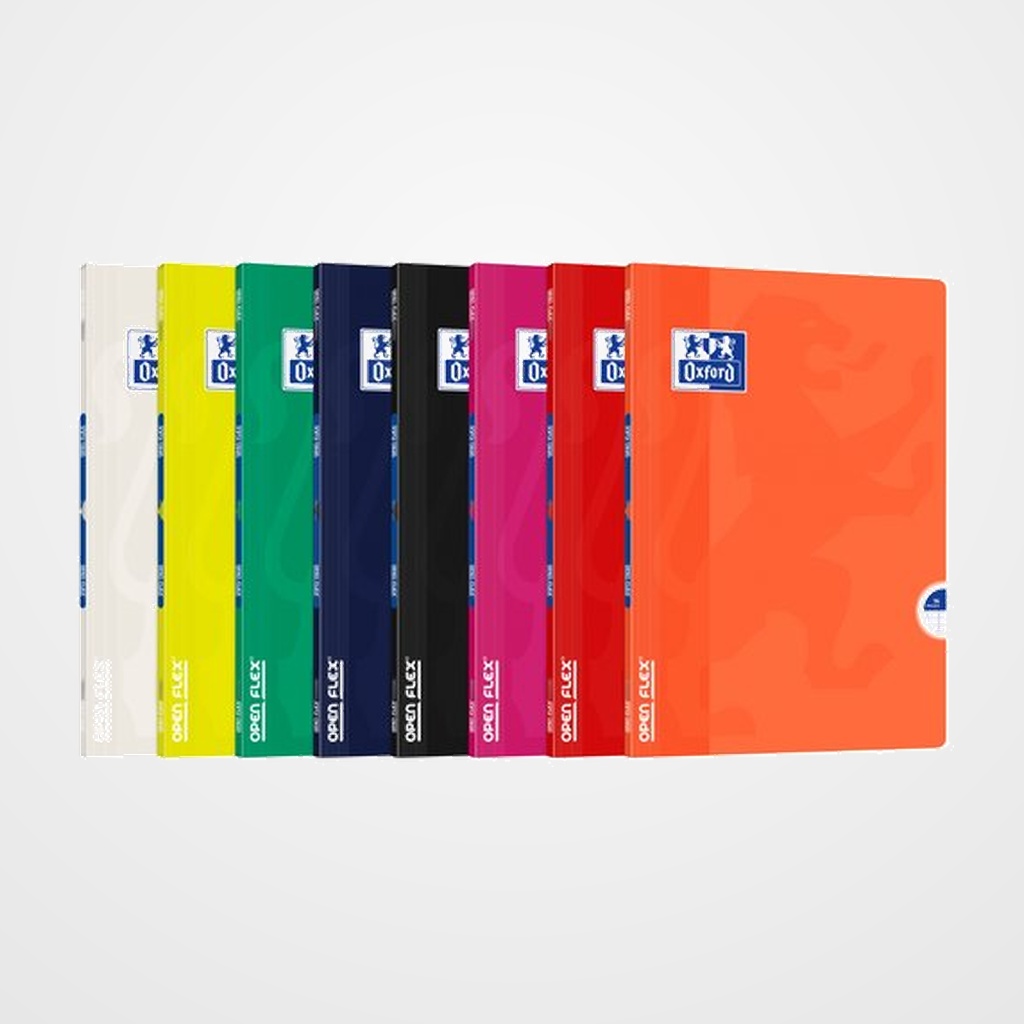 LIBRETA GRAPADA OXFORD SCHOOL OPENFLEX A4 48h SEYES COL.SUR.