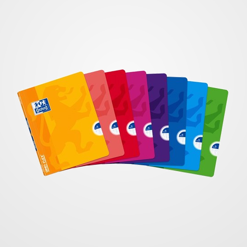 LIBRETA GRAPADA OXFORD SCHOOL OPENFLEX A5 48h SEYES COL.SUR.(8)