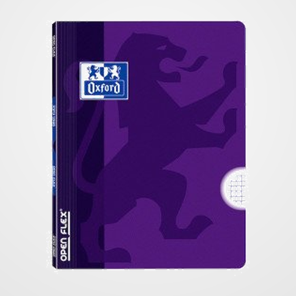 LIBRETA GRAPADA OXFORD SCHOOL OPENFLEX A5 48h 90g CUADRIC.4x4 LILA