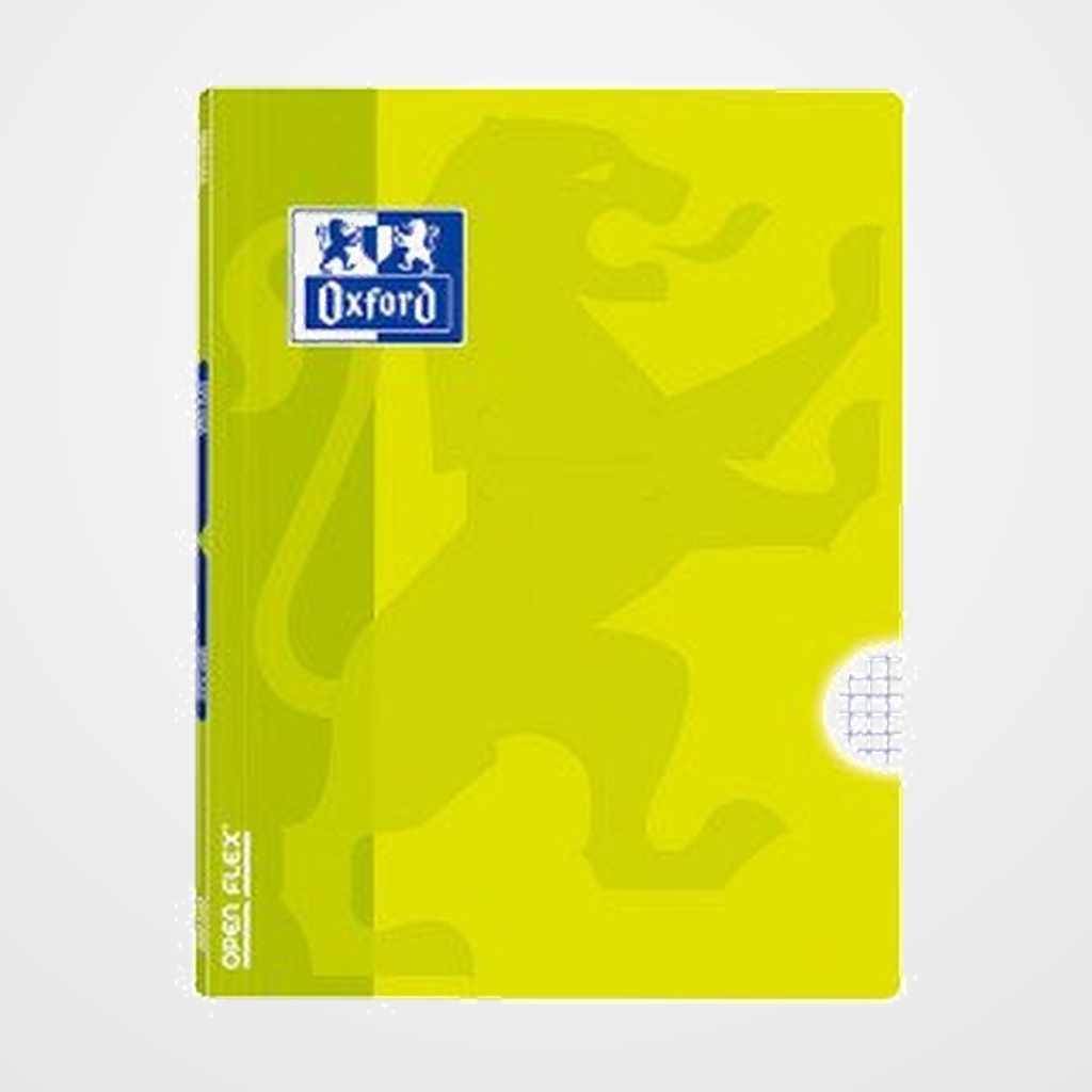LIBRETA GRAPADA OXFORD SCHOOL OPENFLEX A5 48h 90g CUADRIC.4x4 LIMA