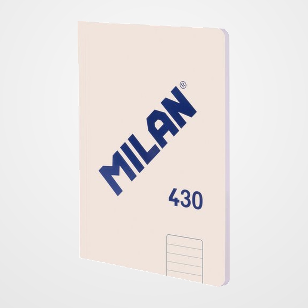 LIBRETA MILAN 430 since 1918 A5 48h ENCOLADA HORIZONTAL 95g BEIGE