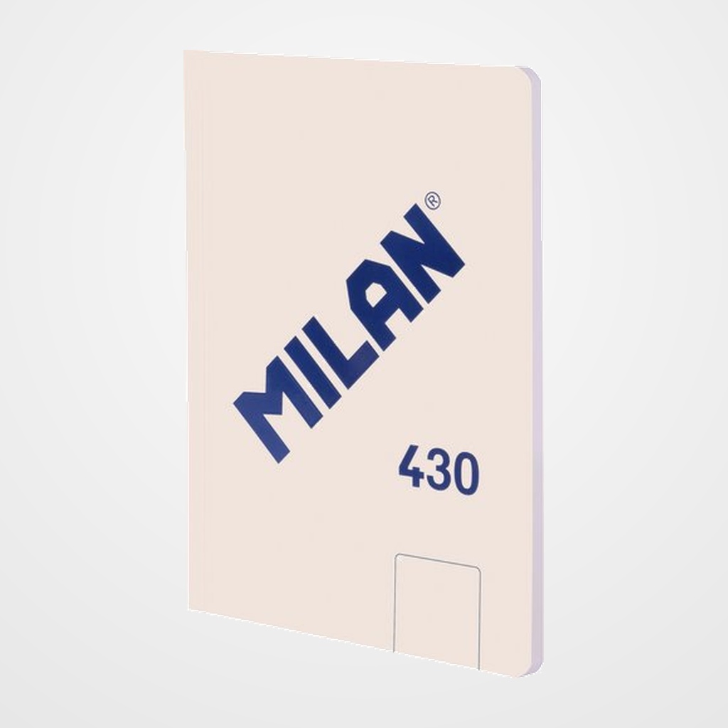 LIBRETA MILAN 430 since 1918 A5 48h ENCOLADA LISO 95g BEIGE