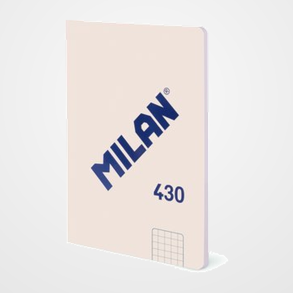 LIBRETA MILAN 430 since 1918 A6 48h ENCOLADA CUADRIC.5x5 95g BEIGE