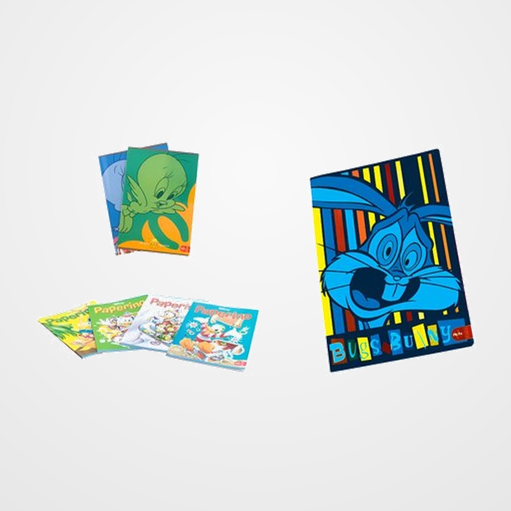 LIBRETA PIGNA A4 40h 60g CUADRIC.5x5 DECORADAS