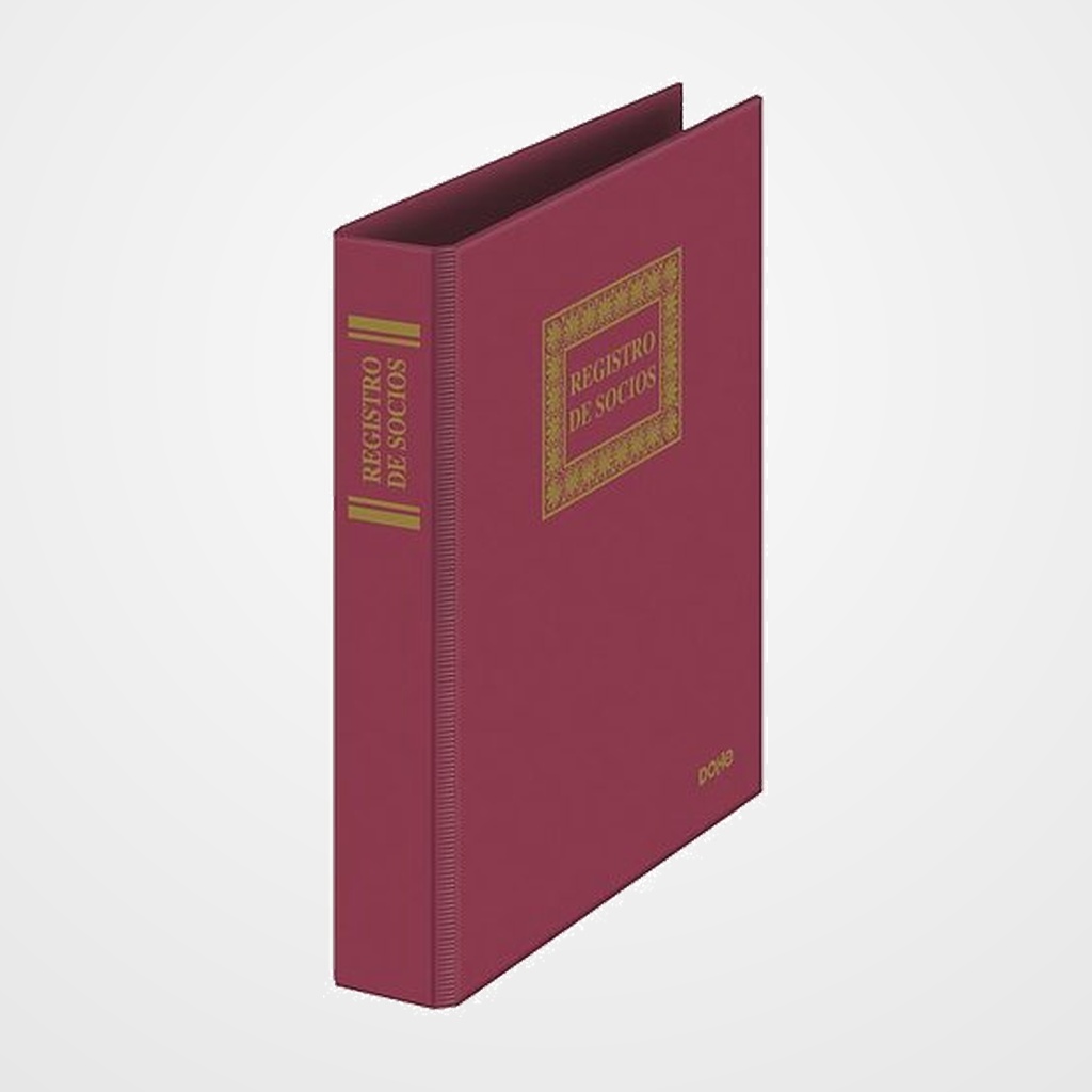 LIBRO REGISTRO SOCIO DOHE Fº 100H RECAMBIABLES