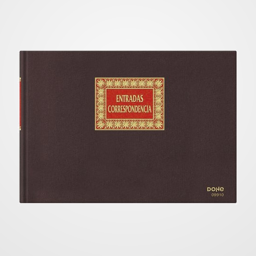 LIBRO REGISTRO SOCIOS DOHE Fº APAISADO 100H ENTRADA DE CORRESPONDENCIA