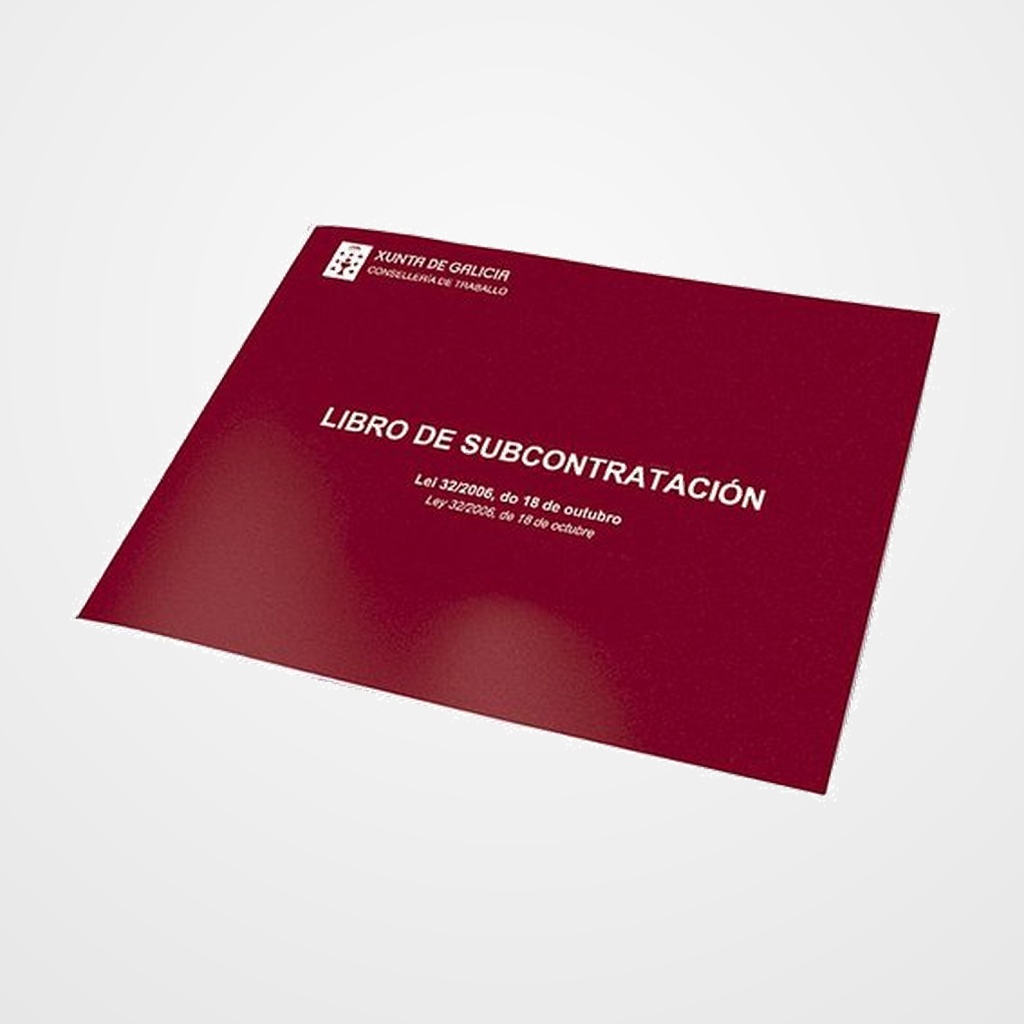LIBRO SUBCONTRATACION DOHE (NUEVO) A4 APAISADO 10H GALLEGO/CASTELLANO