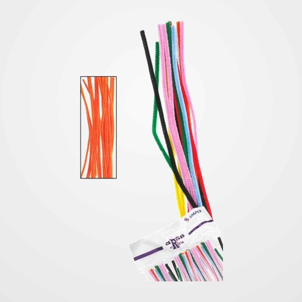 LIMPIA PIPAS VARILLA NARANJA 30 CMS. BOLSA DE 40