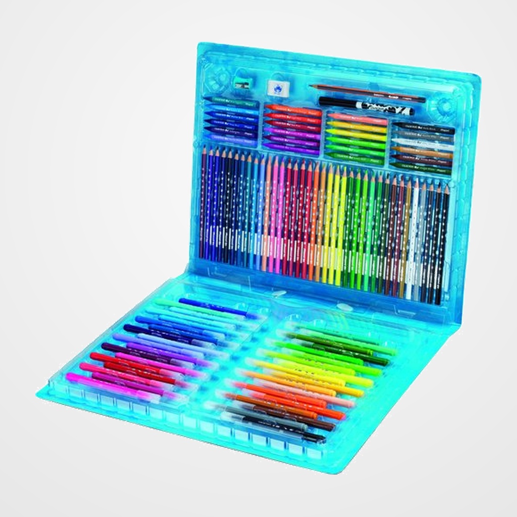 [18901326] MALETIN MAPED COLORING COLOR PEPS 100 PIEZAS 36x LAPICES DE COLORES 36x ROTULADORES DE COLORES 24x CERAS WAX  1x ROTULADOR PUNTA PINCEL  1x LAPIZ DE GRAFITO 1x AFILA LAPIZ 1x GOMA