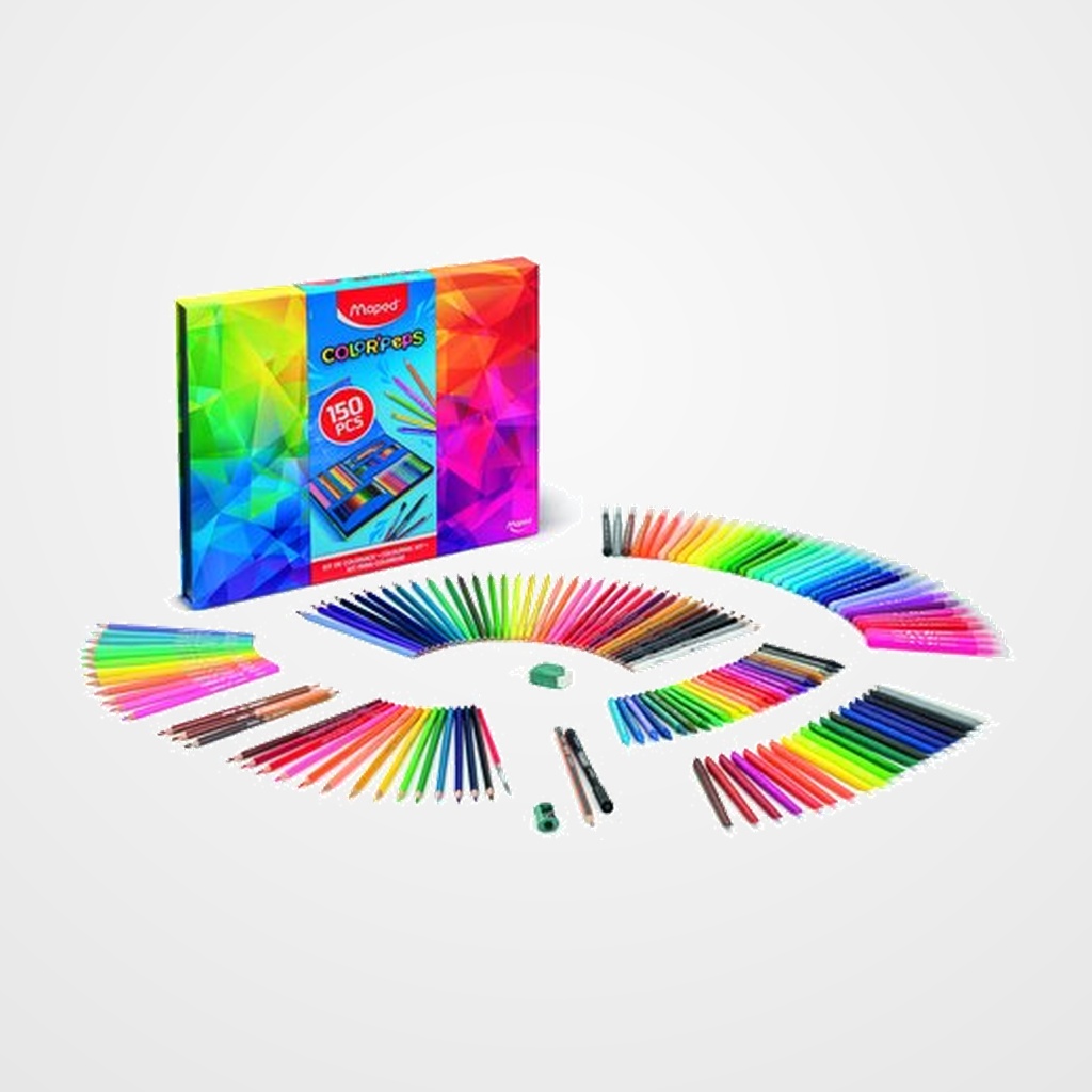 MALETIN MAPED COLORING COLOR PEPS 150 PIEZAS