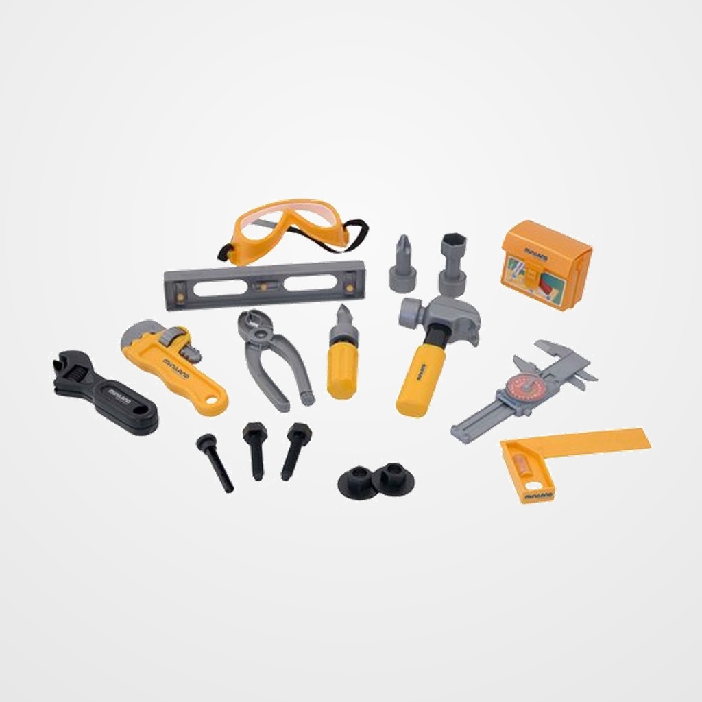 MALETIN MINILAND CON 17 HERRAMIENTAS DE BRICOLAJE