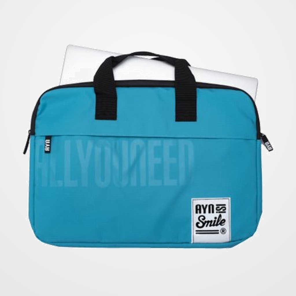 MALETIN PORTATIL SMILE AKIRA IMPERMEABLE 15,6  AZUL TURQUESA