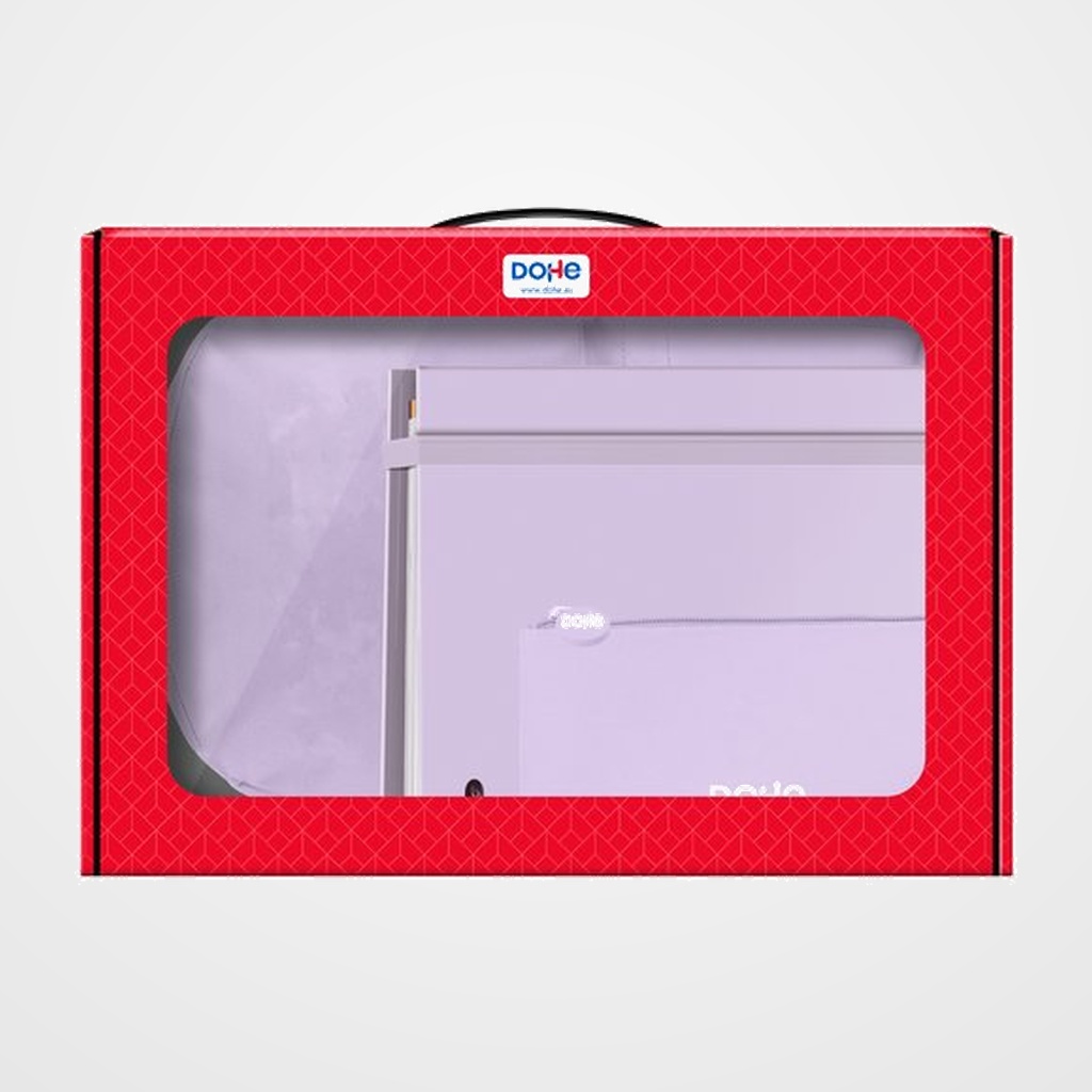 MALETIN REGALO DOHE SERENITY (MOCHILA + CARPEBLOC + PORTATODO TRIPLE) MORADO