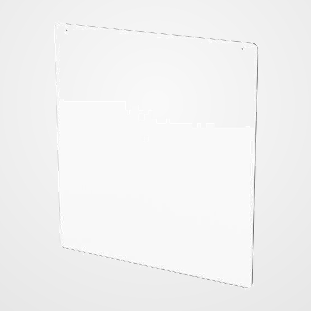 MAMPARA DE METACRILATO ANTICONTAGIO A.2000 COLGANTE TECHO 85x75