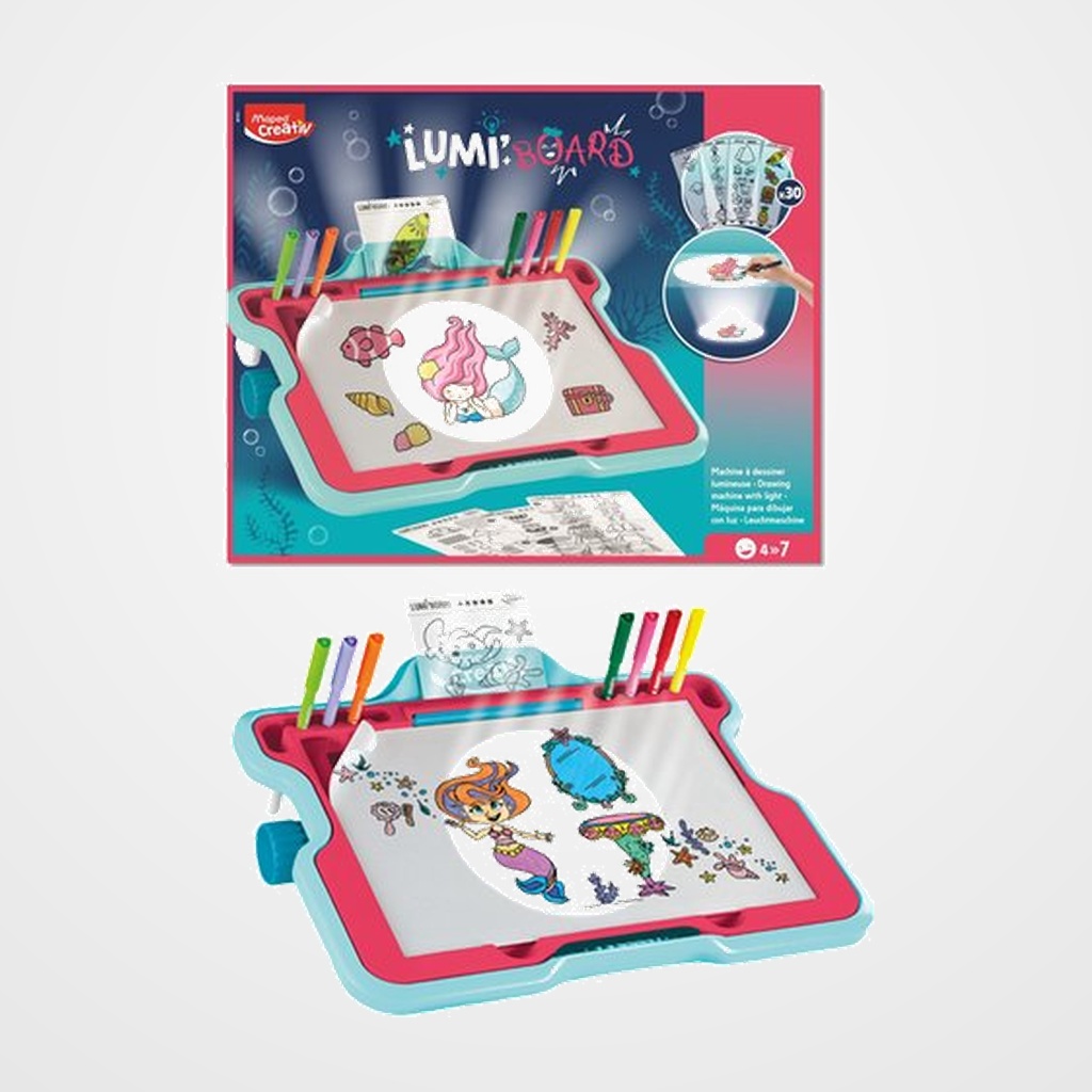 MAPED CREATIV LUMI BOARD - TEMATICA BAJO EL  MAR