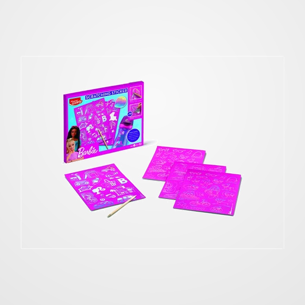 MAPED CREATIVE BARBIE SCRATCHING STICKER (+5 años)