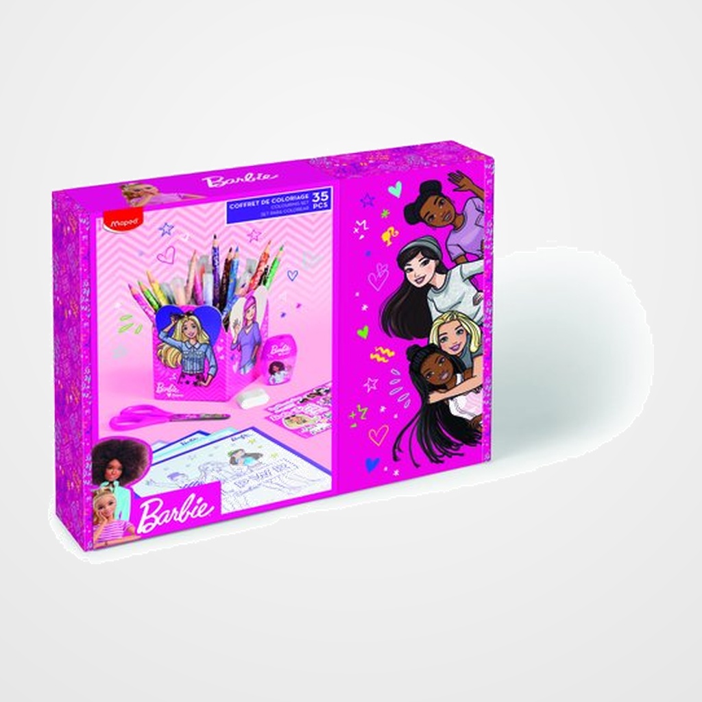 MAPED CREATIVE CAJA REGALO BARBIE 35 PZAS