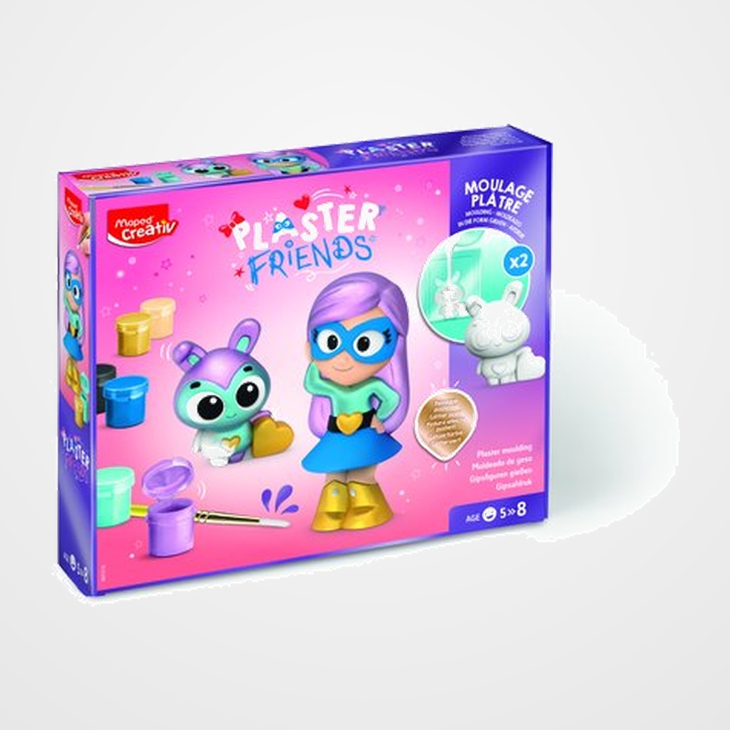 MAPED CREATIVE SET PLASTER FRIENDS SUPER (GIRL THEMATIC)