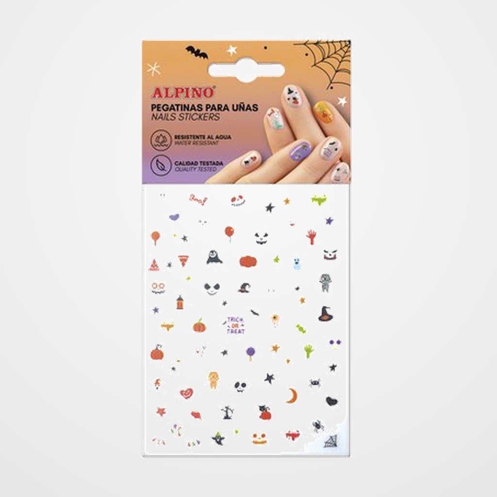 [30001292] MAQUILLAJE ALPINO PEGATINAS PARA UÑAS AUTOADHESIVAS HALLOWEEN