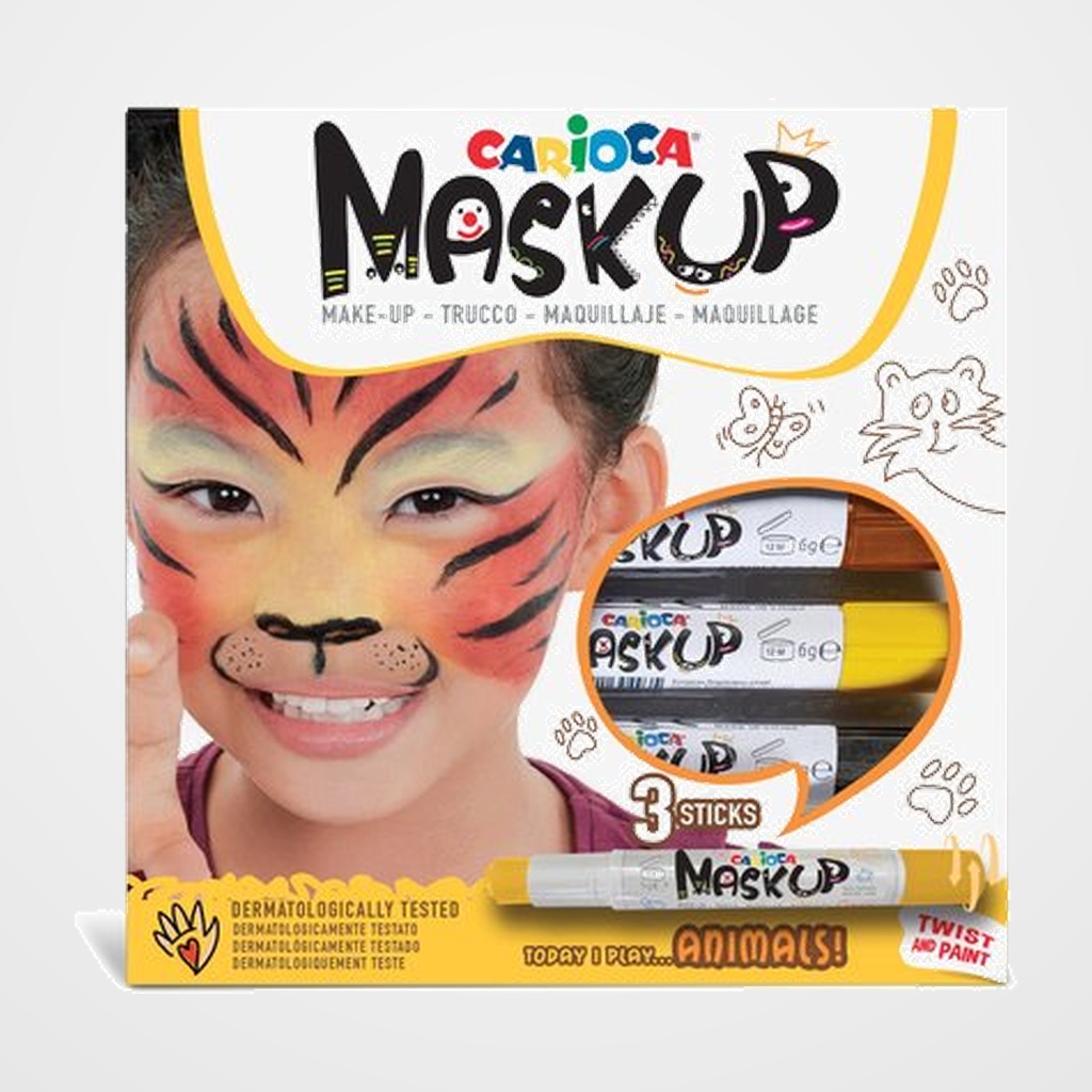 MAQUILLAJE CARIOCA BARRA ANIMALES de 5.9 g CAJA de 3