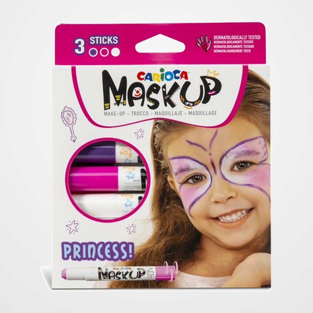 MAQUILLAJE CARIOCA BARRA PRINCESAS de 5.9 g CAJA de 3