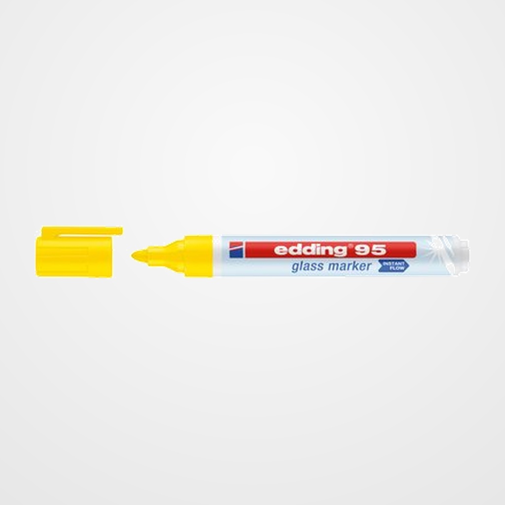 MARCADOR  EDDING 95 PARA CRISTAL AMARILLO