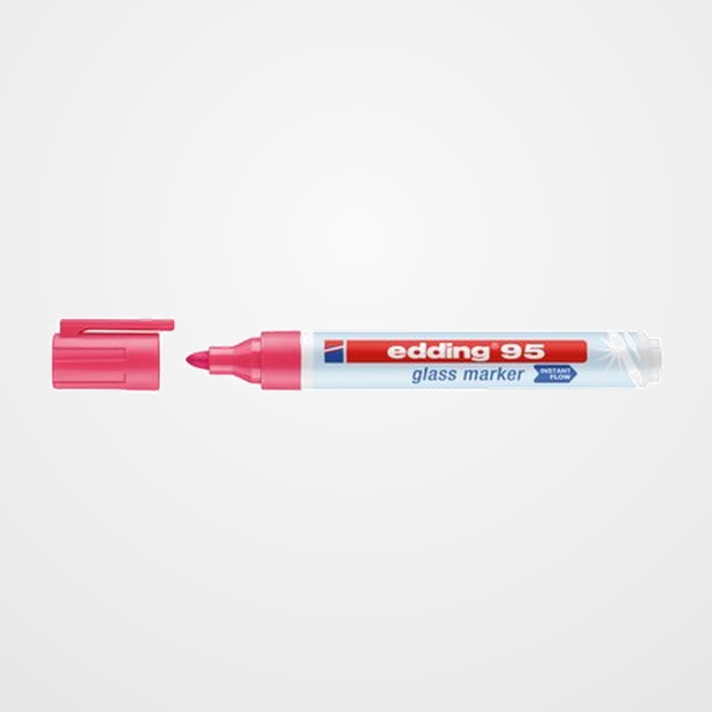 MARCADOR  EDDING 95 PARA CRISTAL ROSA