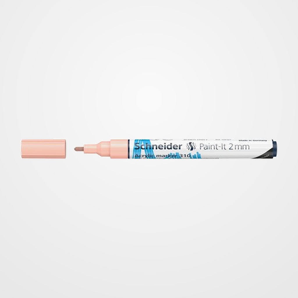 MARCADOR ACRYLIC SCHNEIDER PAINT-IT 310 CONICO (2 mm) ALBARICOQUE