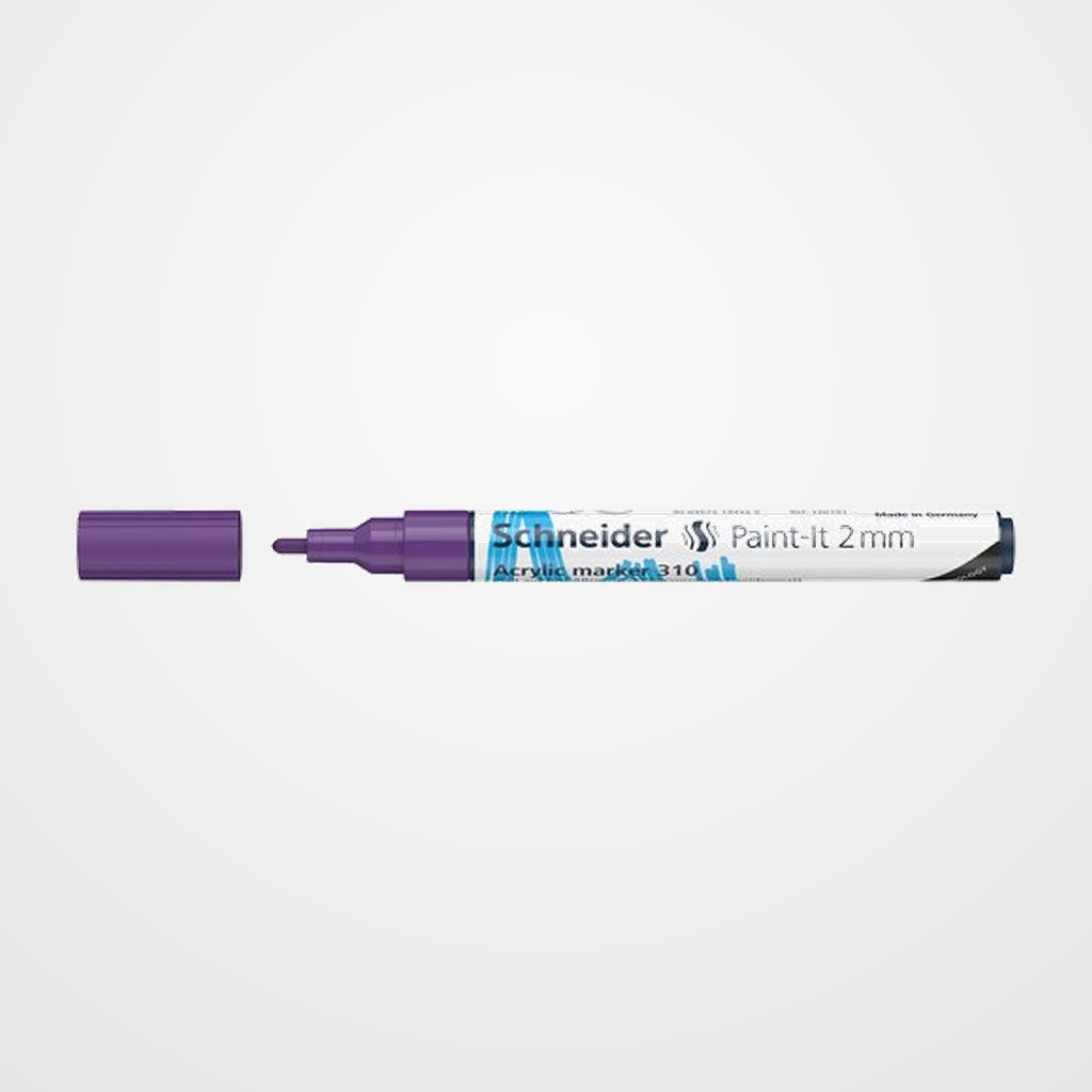 MARCADOR ACRYLIC SCHNEIDER PAINT-IT 310 CONICO (2 mm) VIOLETA