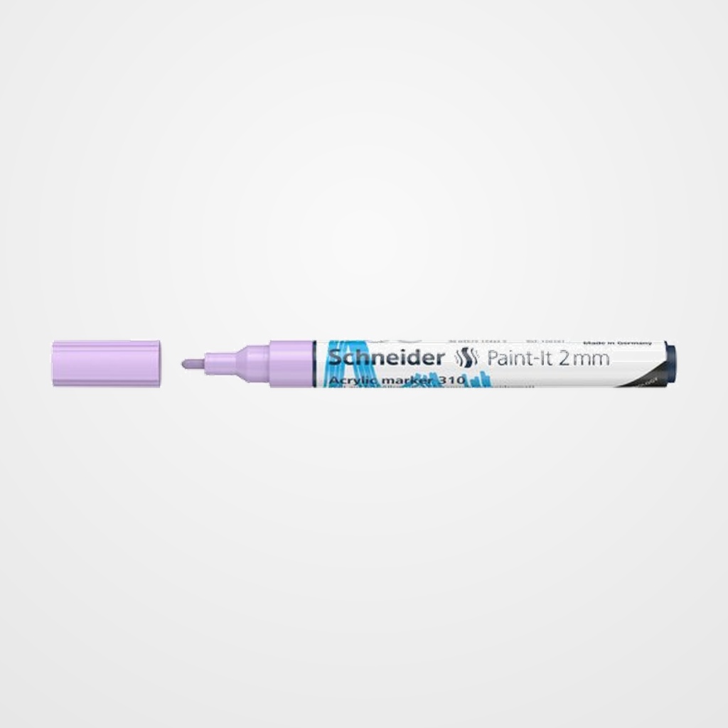MARCADOR ACRYLIC SCHNEIDER PAINT-IT 310 CONICO (2 mm) VIOLETA PASTEL